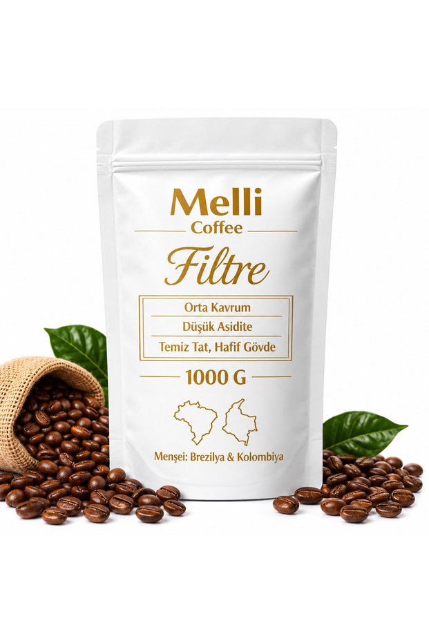Arabica Filter Coffee (Medium Roast) (Whole Bean/Ground) (1000 Gr)