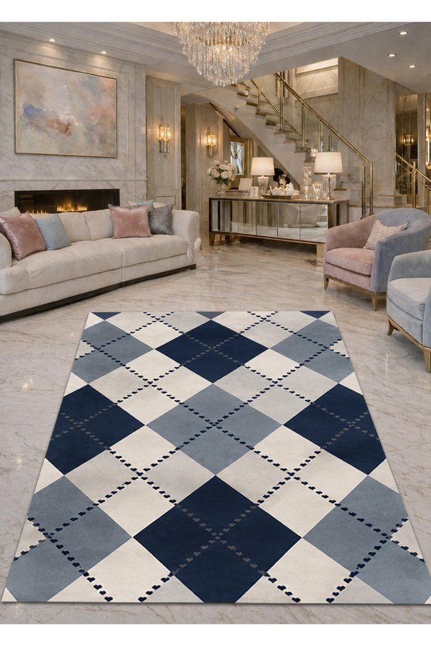 Sdt Mixed Patterned Modern Woven Base Decorative Carpet Sdtamor1576