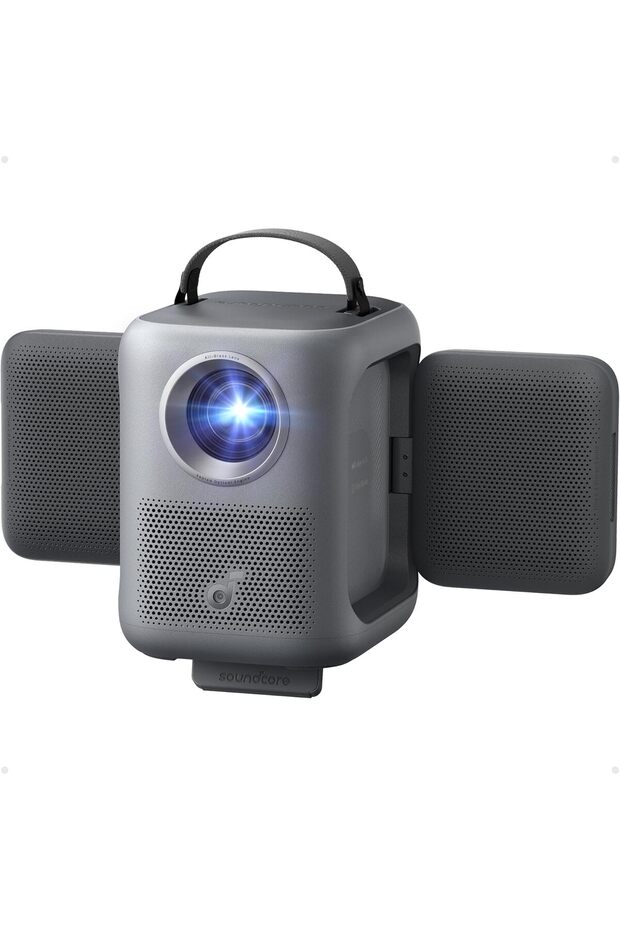soundcore by Anker P1i Projector, 380 ANSI, 1080P, GTV Flippable design, 2.0 Dolby audio, all-glass lenses, dual 10W stereo, WiFi, Bluetooth, portable smart