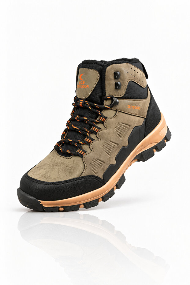 Men's Mink Non-Slip Sole Waterproof Boots