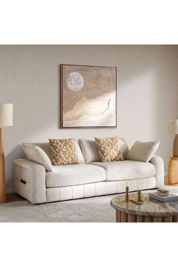Dronto New 3 Seater Sofa -beige