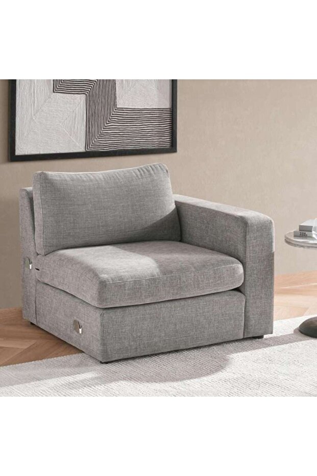 Reem Right Arm Sofa - Grey