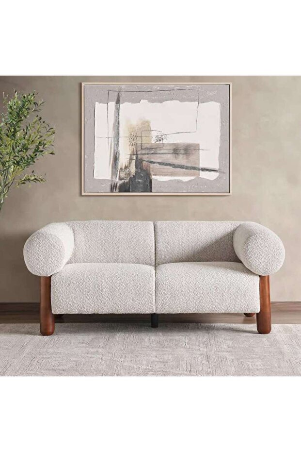 Node 2 Seater Sofa - Beige
