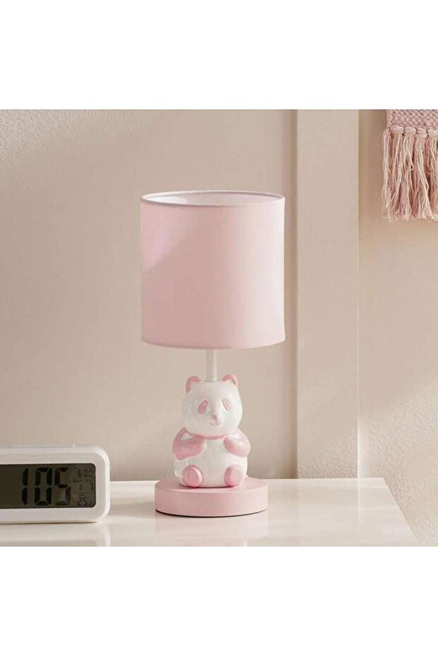 Panda E14 Ceramic Table Lamp Dia 15x33.5cm - Pink
