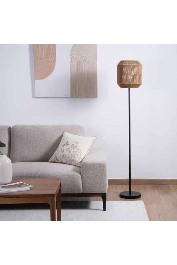 Martin E27 Floor Lamp 26x26x158cm - Natural
