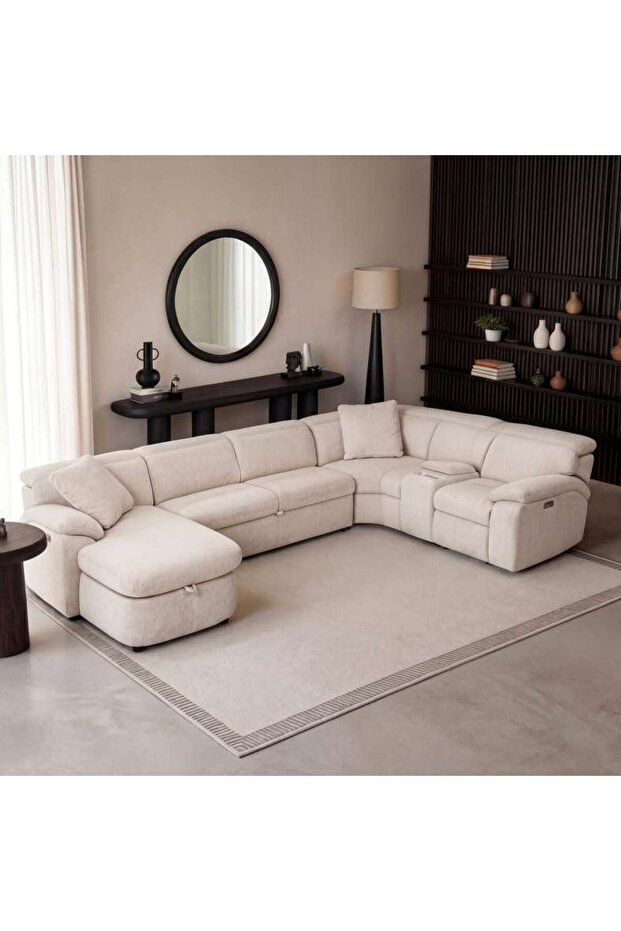 Albama Corner Sofa Set (recliner)