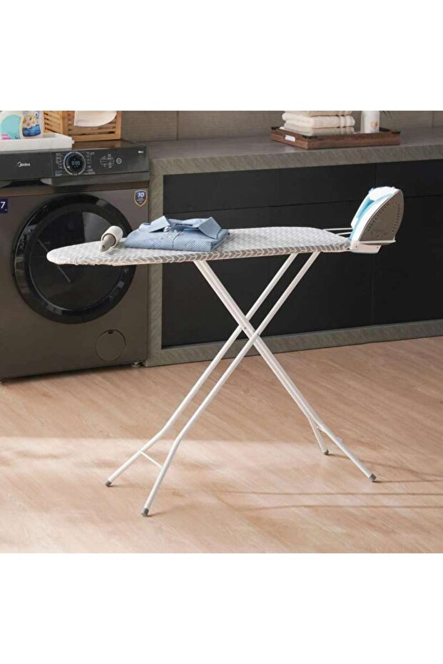 Axel Ironing Board 30.5X91x75-80Cm -White