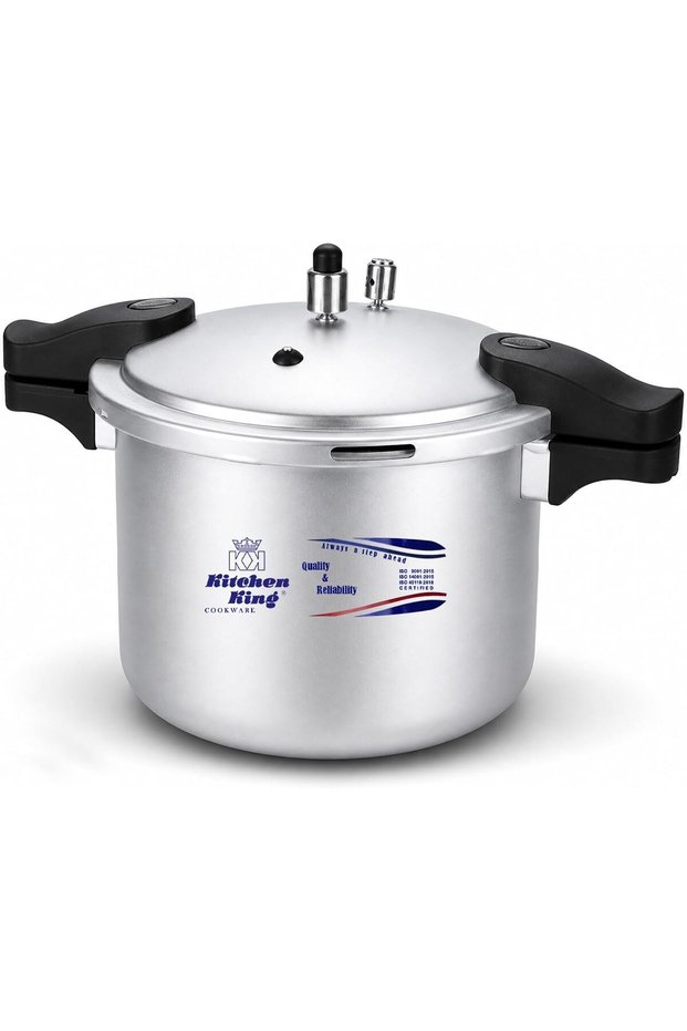 kk Blaze Pressure Cooker, Safe, Durable Anodized Aluminium, Satin Finish, Pressure Control, Extra Safety, Indication Pin, Easy Opening, Controlled GRS, Heat Resistant Handle (5 Liters)