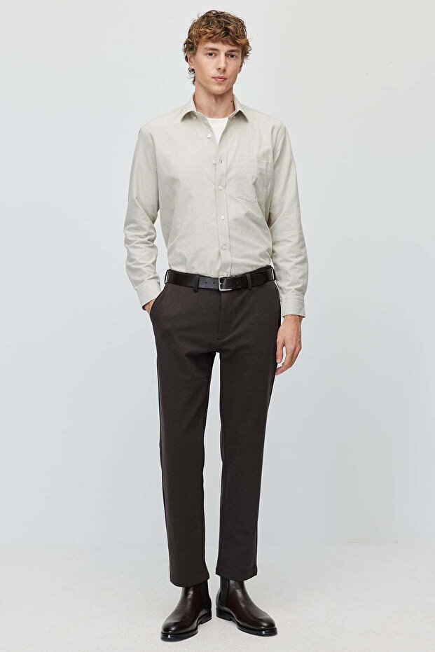 Men's Regular Straight-Leg Trousers