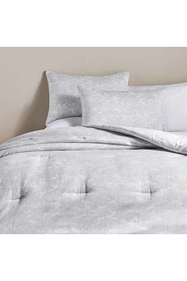 Mere Garden 3-piece Comforter Set 160x220cm - Grey