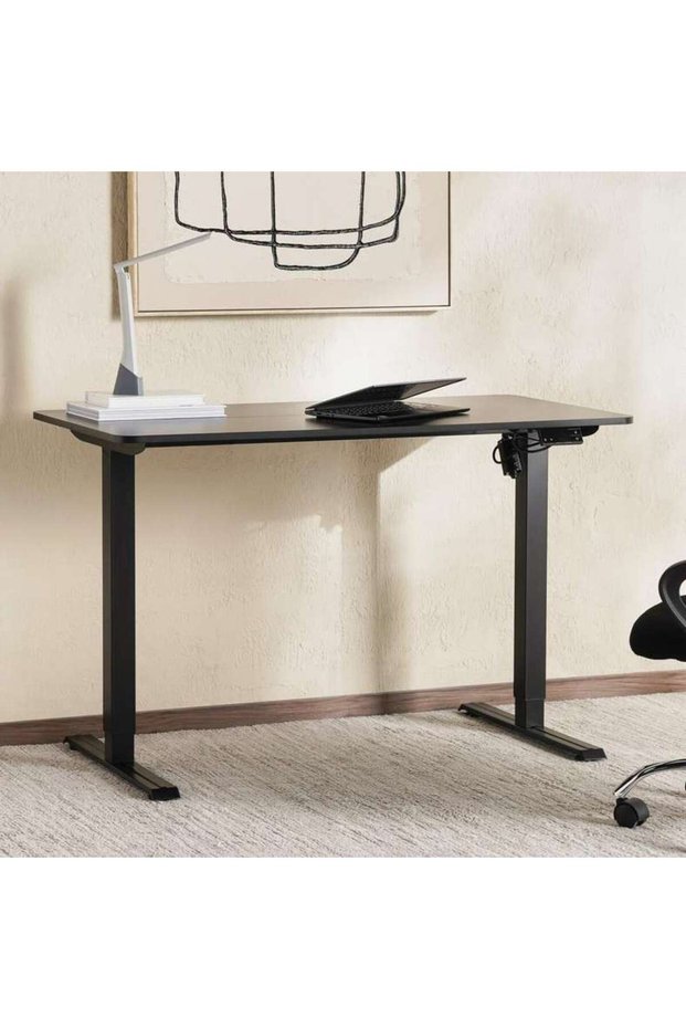 Noble Adjustable Office Desk - Black