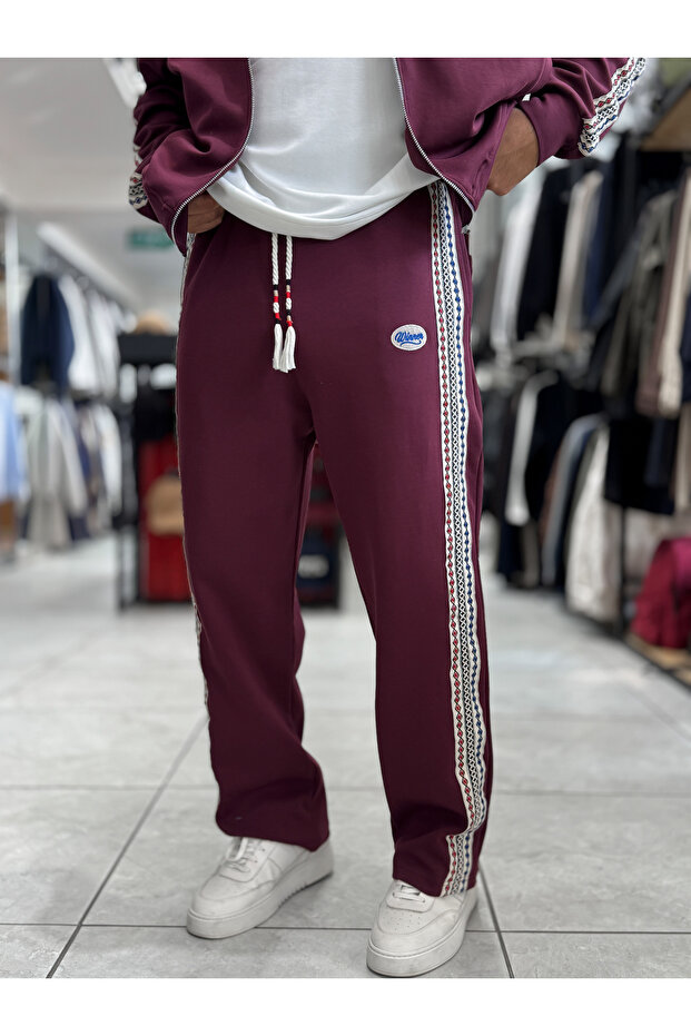 Bordo Winner Boru Paça Tracksuit Res-2002