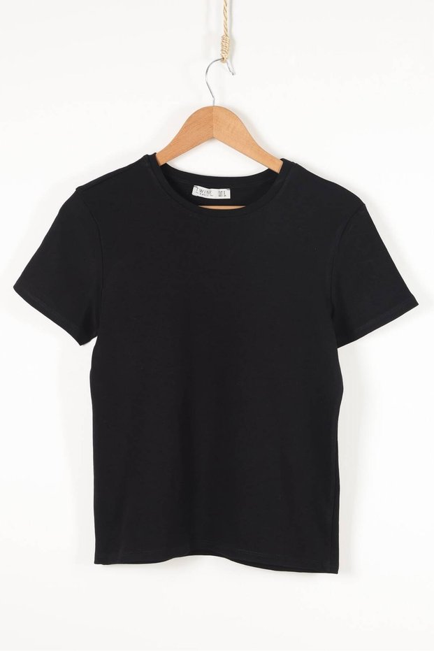 %100 Pamuk Slim fit basic t-shirt