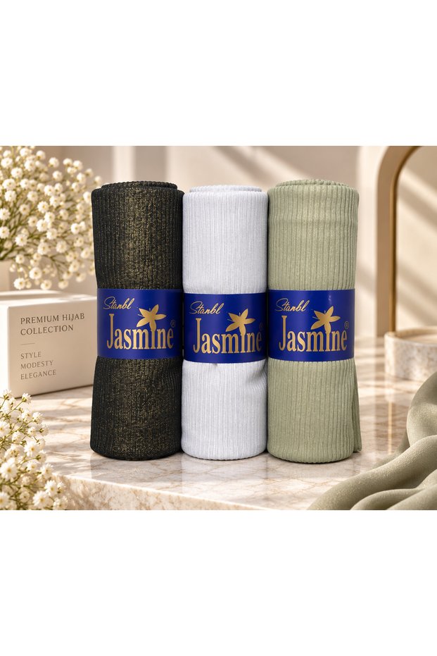 Jasmine Shimmer Line Hijab