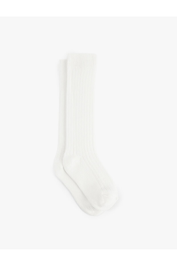 Ribbed Knee Socks