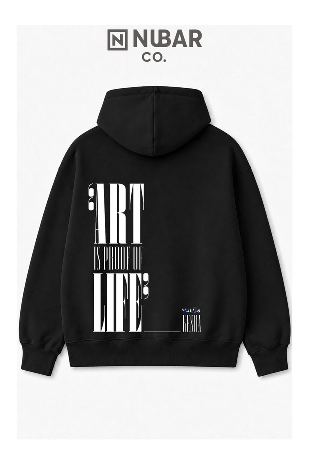 Kesha Printed Premium Design Unisex 3 Thread Threaded Premium Hooded Sweatshirt