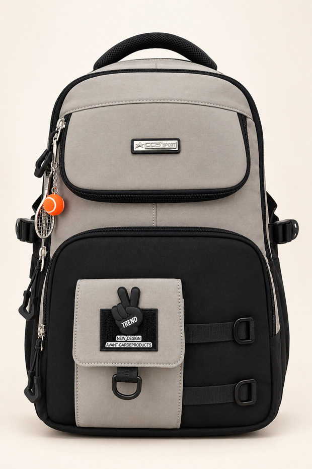 Children's Primary School Middle School School Backpack Orthopedic Multi-Compartment Large Volume with Accessories 51929