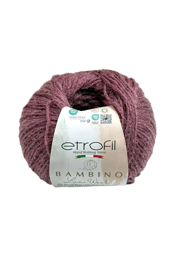 Bambino – 60% Merino Wool 40% Acrylic, 50 g / 160 m Soft Knitting Yarn-1 Pcs-70606