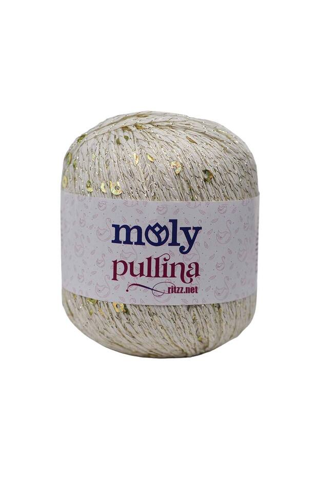 Pullina 26 Ecru - Gold Sequin