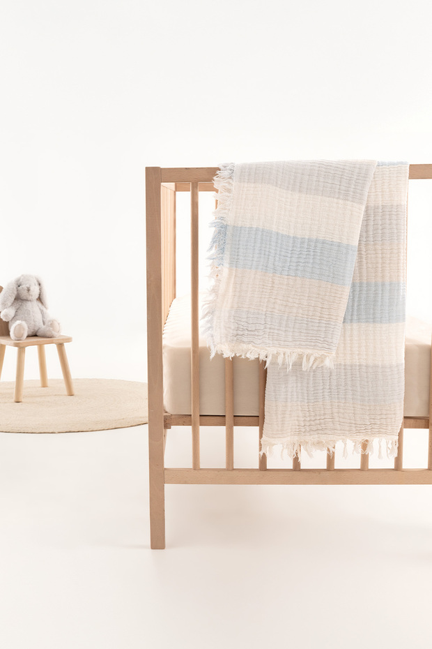 Frosty Baby 100% Cotton Muslin Pique - Beige