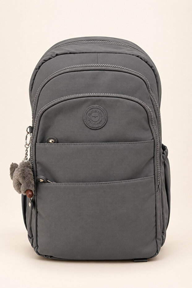Waterproof Crinkle Fabric Orthopedic Multi-Compartment School Backpack