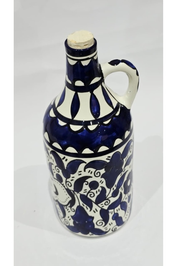 Handmade ceramic oil pitcher
