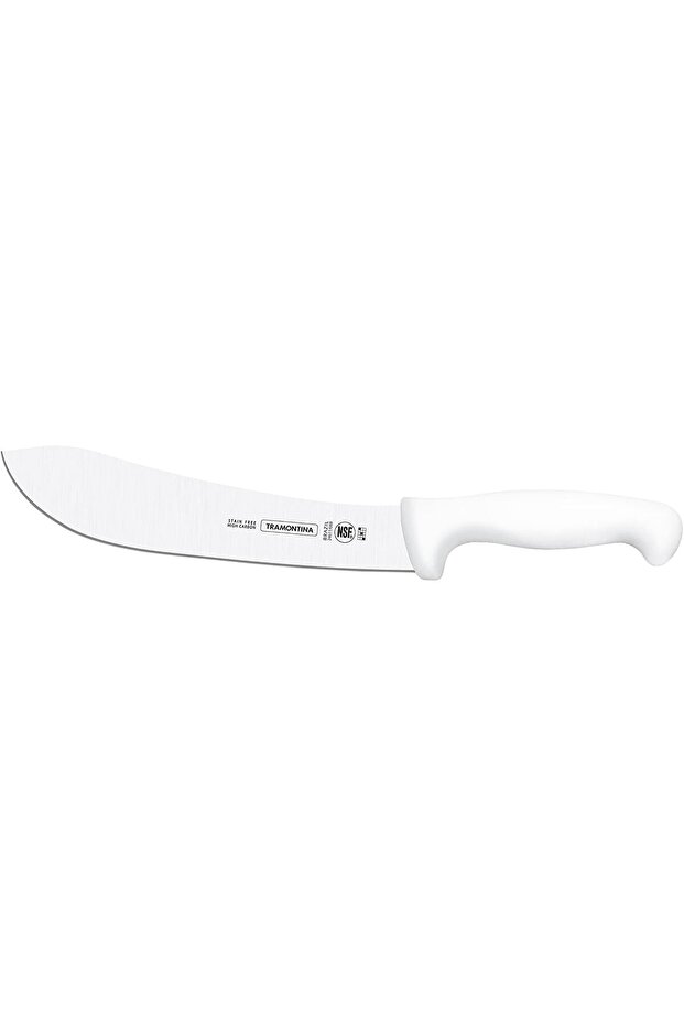 TM24611/080 Professional 11-Curved Regular Meat Knife, 10-Inch Size, White