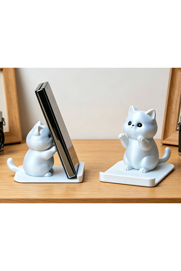 Kitten-Shaped Phone Holder