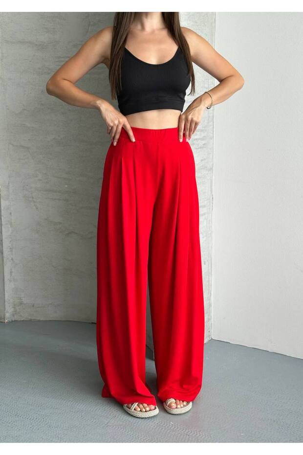 MODAL PİLELİ PANTALON