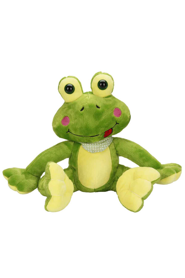 Sitting Plush Frog 30cm. | 3+ Years Old | 1 Piece | Emotional Development