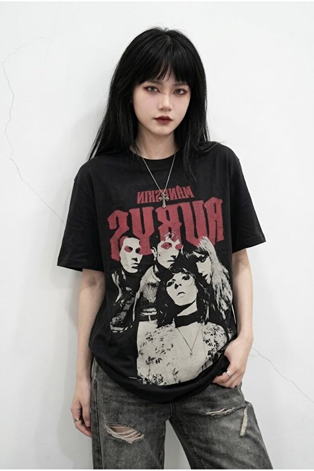 Black Maneskin Y2K Unisex T-Shirt