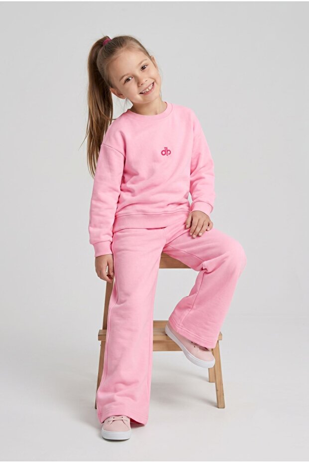 4-9 Years Old Db Cotto Girls' Set-Fuchsia