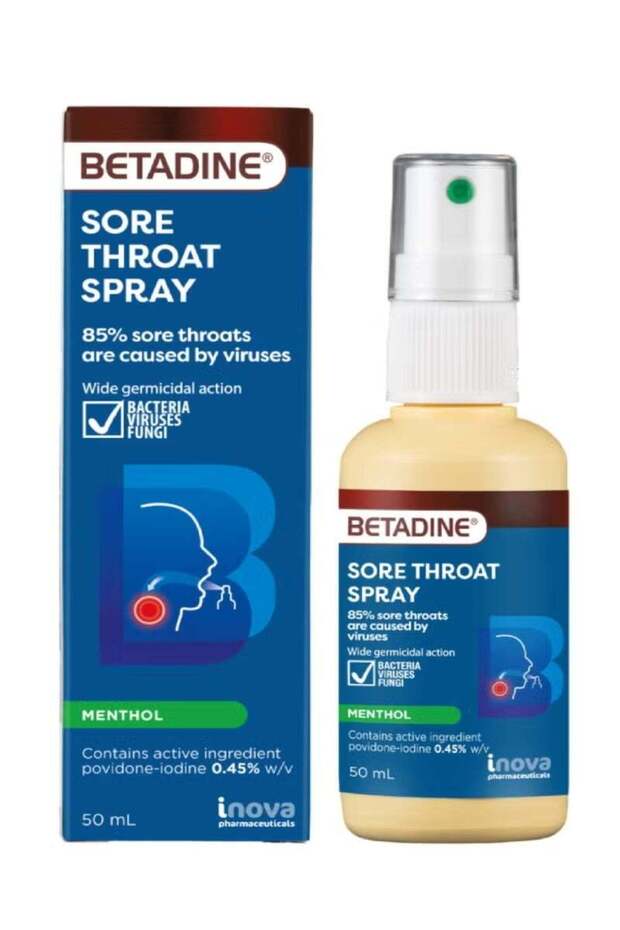 Sore Throat Spray 50ml (Fast Antiseptic Relief for Throat Pain)
