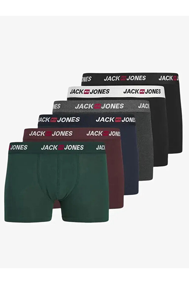 Jack Jones Men's Large Size 6 Pieces Boxers 12295776 4