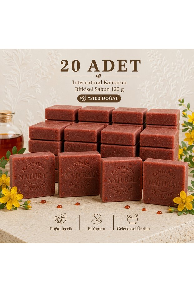 Internatural St. John's Wort Herbal Soap 120 g - 20 Pieces