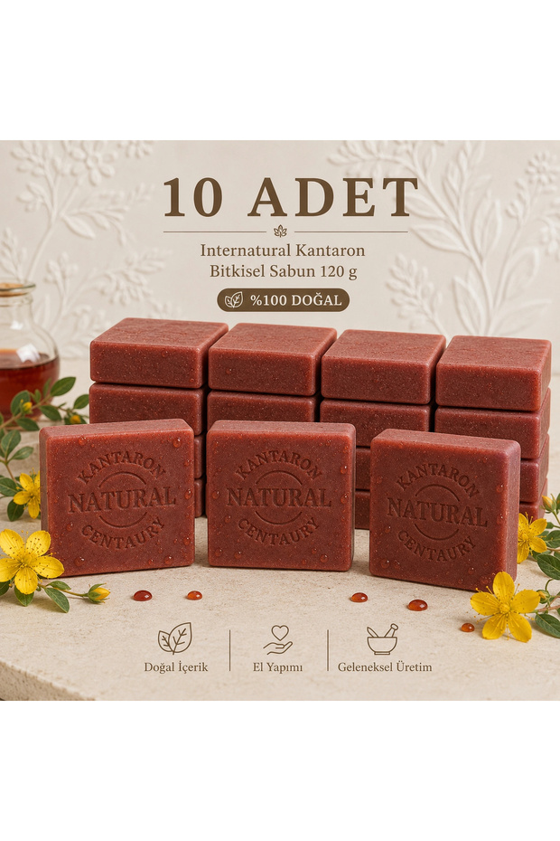 Internatural St. John's Wort Herbal Soap 120 g - 10 Pieces