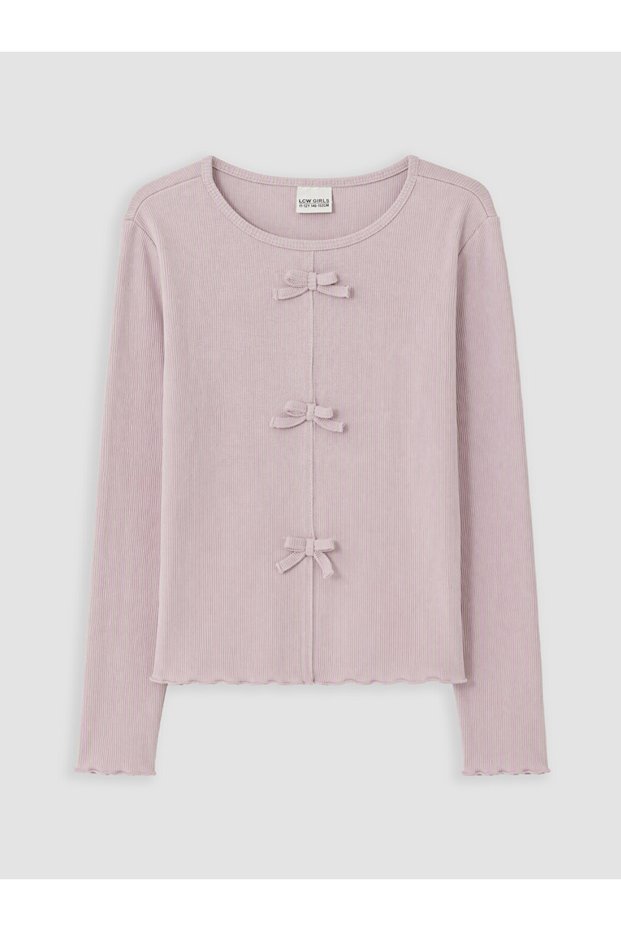 Girls' T-Shirt with Bow Detail for Style Enthusiasts from Uzg Store