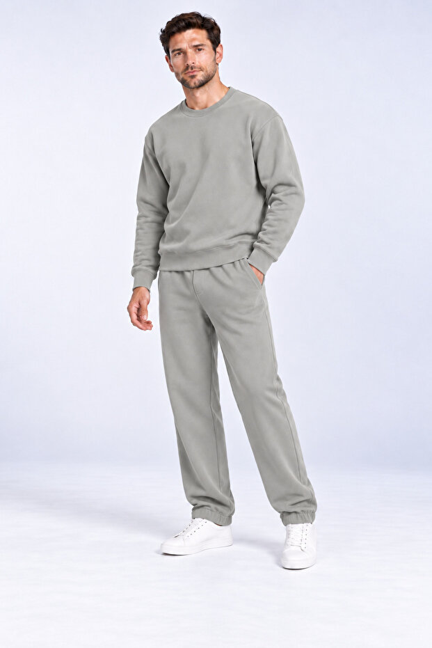 Men's 3 Thread Track Suit Set (Soft Puff Fabric) Cotton