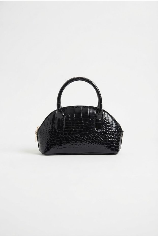 Mini Crocodile Pattern Women's Hand and Shoulder Bag