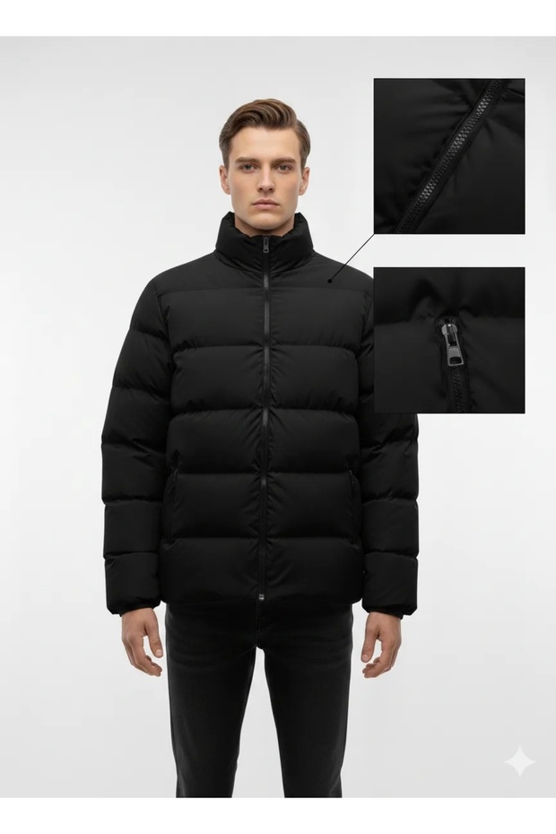 Premium Water Wind Rain Proof Inflatable Hooded Inflatable Coat Jacket