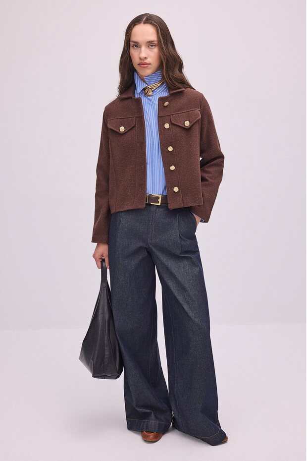 Short cashe jacket