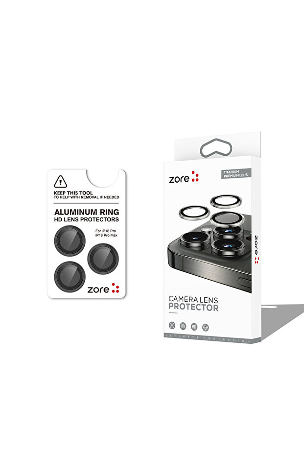 iPhone 18 Pro Camera Lens Protector Sapphire Non-Distorting Image Quality Anti-Glare Premium Omsy