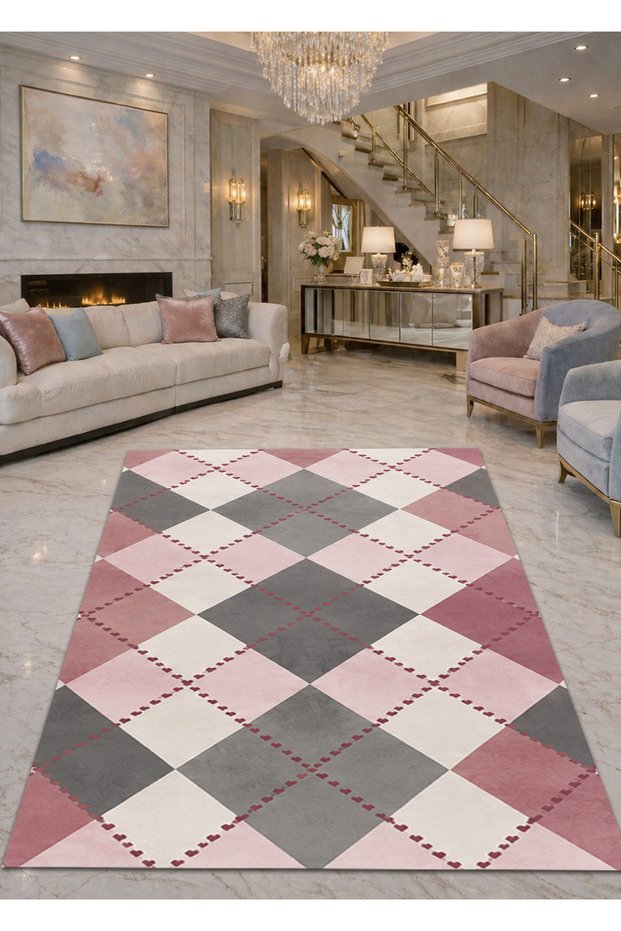 Sdt Mixed Patterned Modern Woven Base Decorative Carpet Sdtamor1577