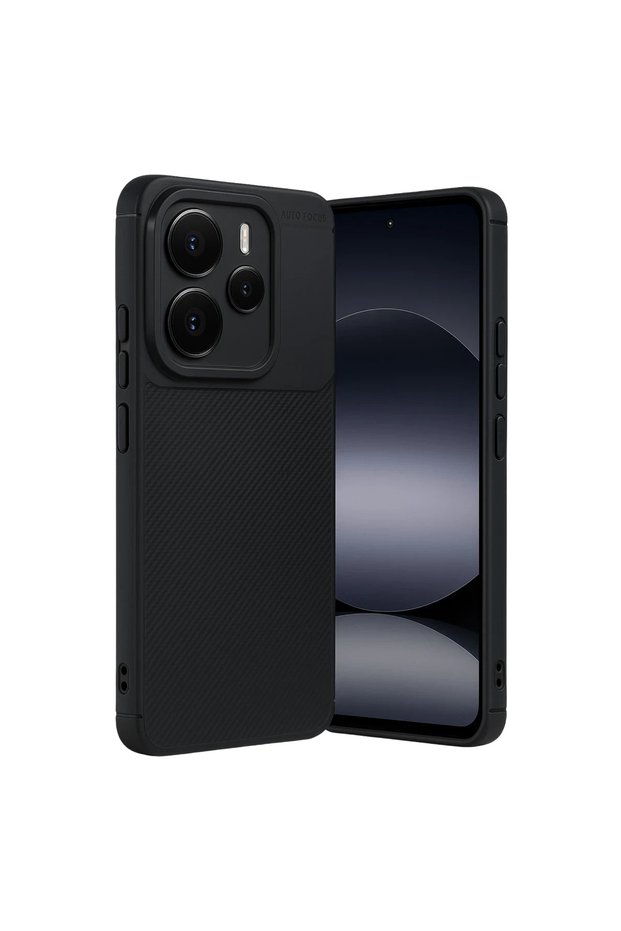 غطاء كربون للتركيز التلقائي لهاتف Xiaomi Note 14 5G - أسود