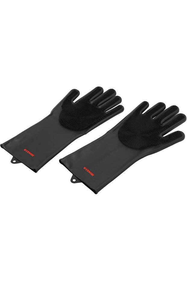 Silicone Scrubber Gloves, Multicolour