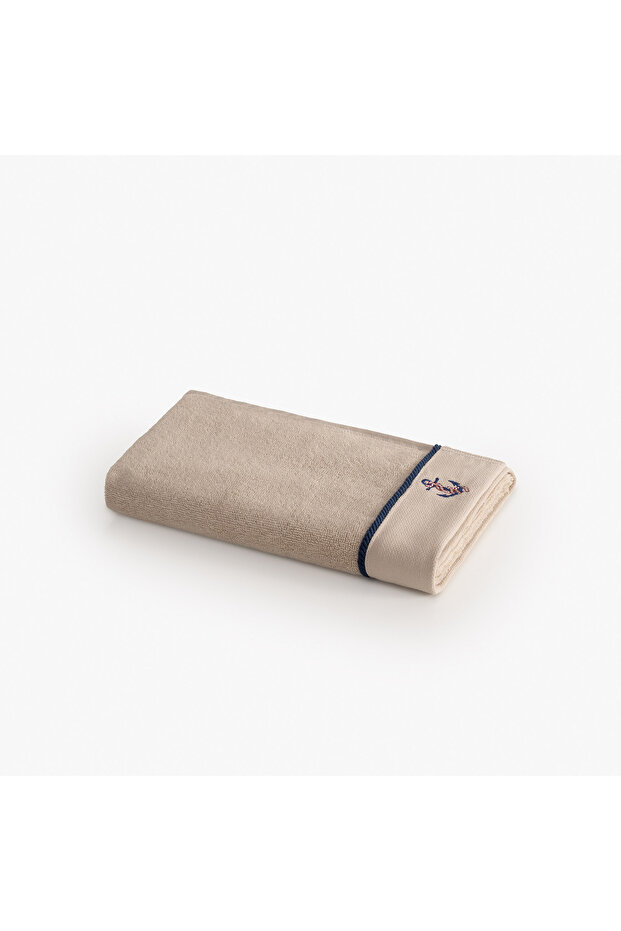 Marin Men's Face Towel 100% Cotton Soft Combed Cotton Beige 50X90