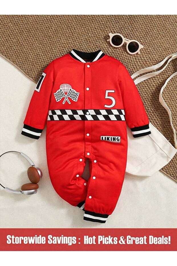 Jumpsuit, red