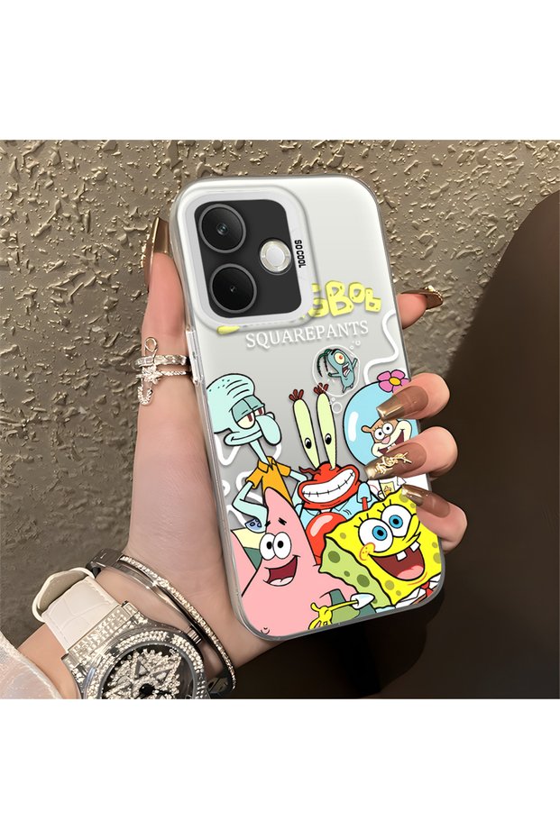 Oppo A5 Pro 4G/5G Compatible Childlike Cartoon Case, Undersea Character Group Creative Flat Print