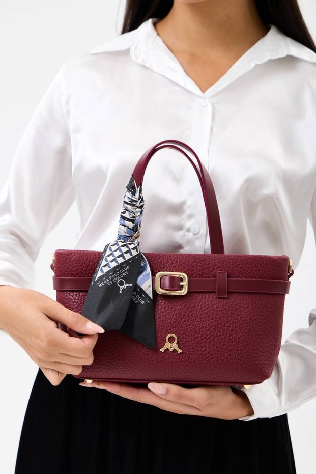 Very Stylish Hand and Shoulder Bag with Scarf