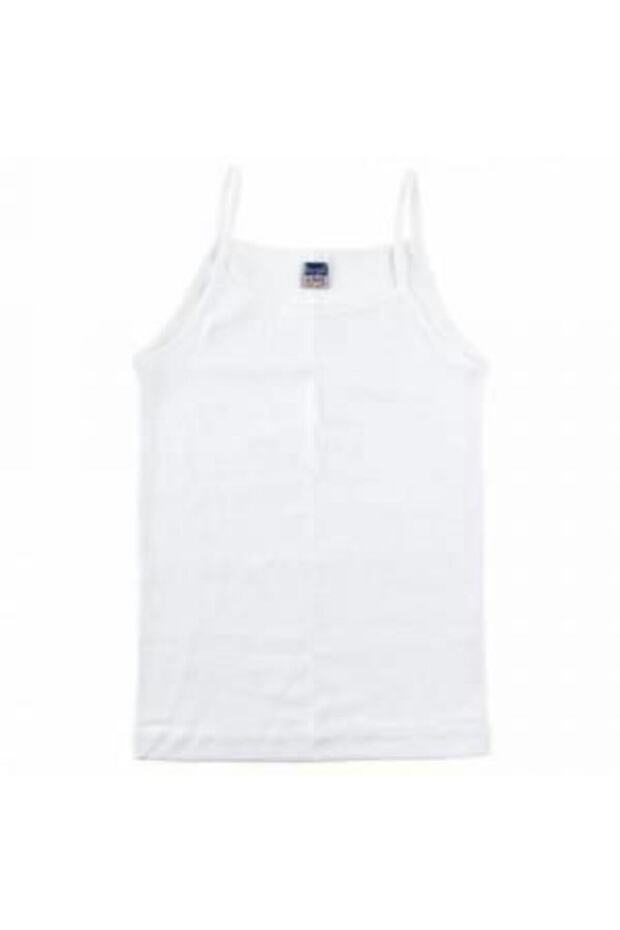 6-Piece 2520 Girls' Rope Strap Undershirt White 2-3 Years